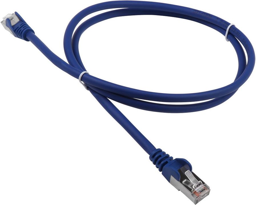 

Патч-корд Lanmaster RJ45-RJ45 вилка-вилка 5м, LAN-PC45/S5E-5.0-BL