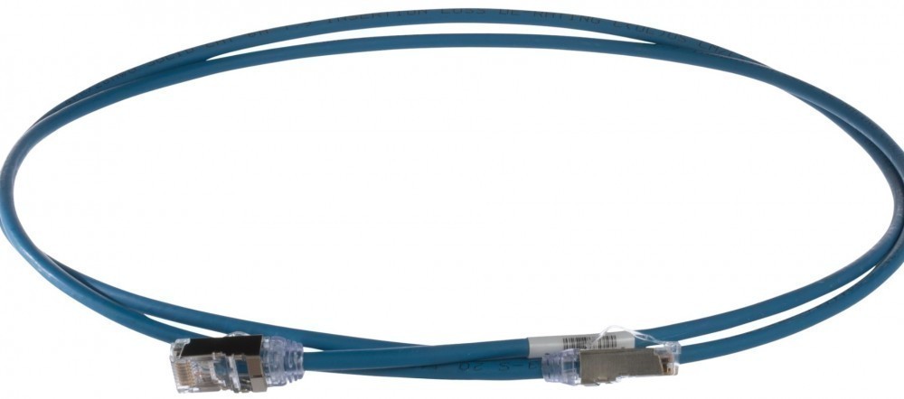 

Патч-корд Panduit RJ45-RJ45 вилка-вилка 2м, STP28X2MBU