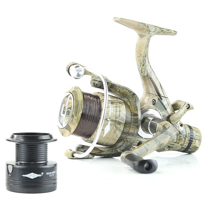 

Катушка MIFINE TELE CARP 4000 5+1подш. (с двойным фрикционом) с леской, карповая, Разноцветный, 64007-3
