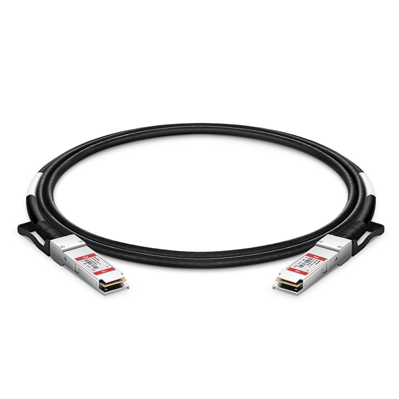 Кабель FS SFP - SFP вилка-вилка 1м QSFP-PC01 74636 черный 10067₽