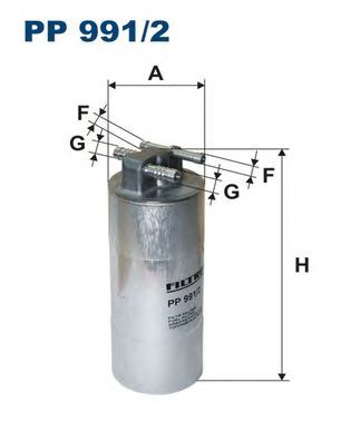 

Фильтр топливный FILTRON PP991/2