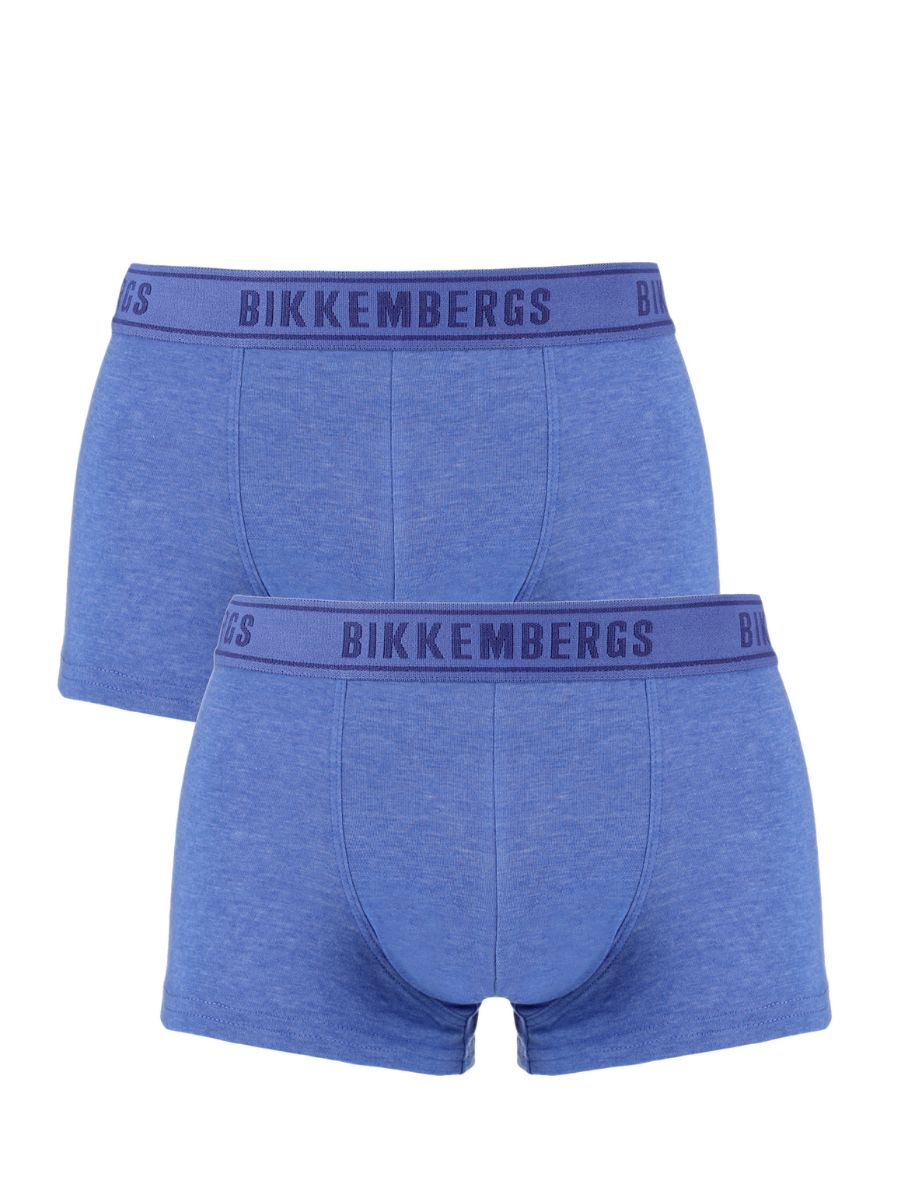 Комплект трусов мужских Bikkembergs BKK1UTR15BI синих L, 2 шт.