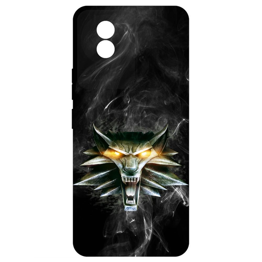

Чехол-накладка Krutoff Soft Case Ведьмак. Школа Волка для Vivo Y02 черный