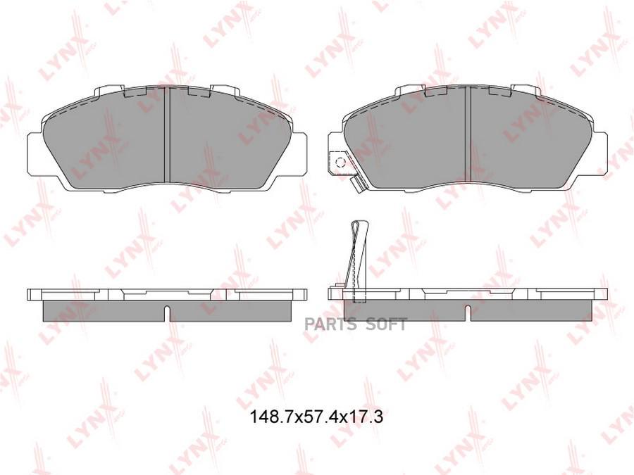 

Колодки торм.пер.HONDA ACCORD =>02/INTEGRA 98=>/HR-V 98=>/CR-V =>02/PRELUDE =>00/LEGEND 91