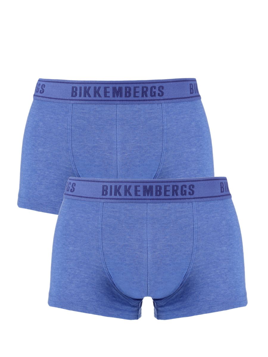 

Комплект трусов мужских Bikkembergs BKK1UTR15BI синих XL, 2 шт., Синий, BKK1UTR15BI
