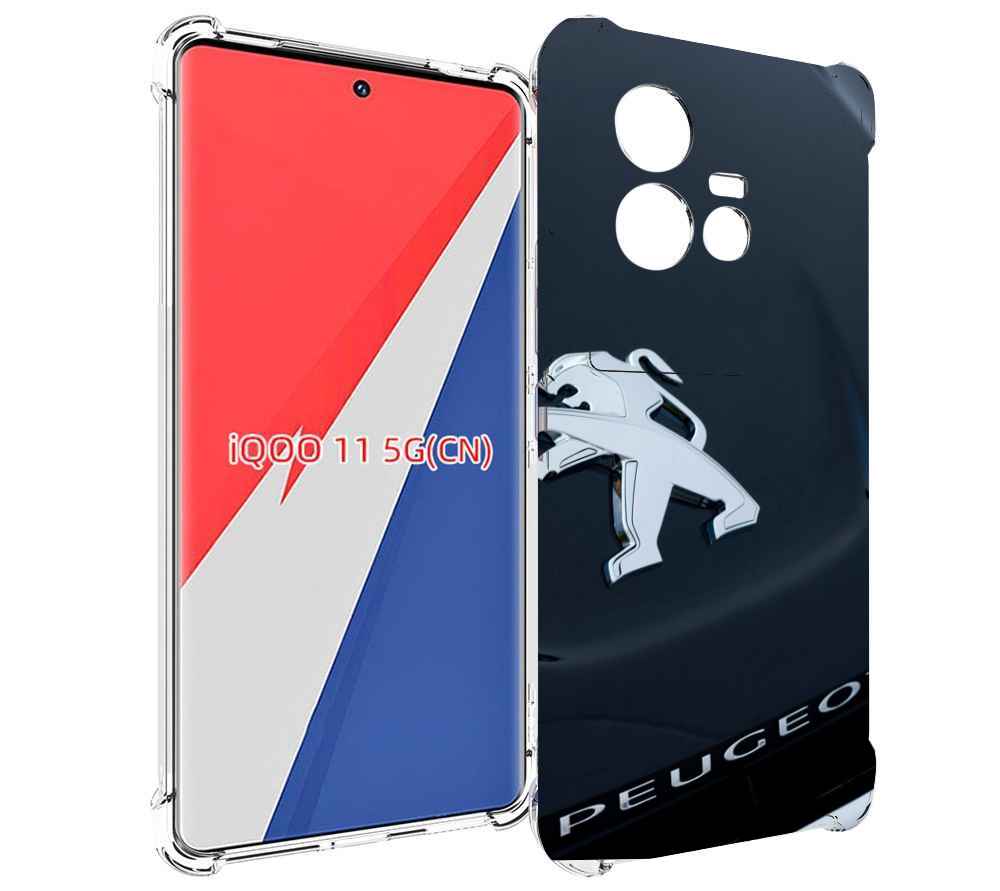 

Чехол MyPads пежо peugeot 2 для Vivo iQOO 11, Прозрачный, Tocco