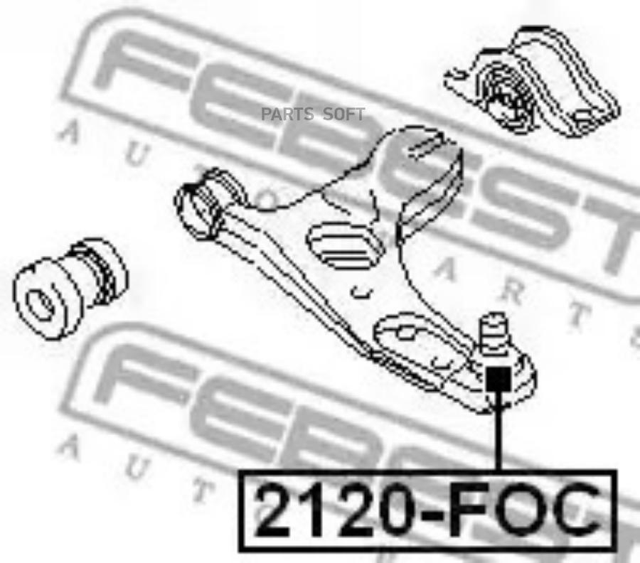 

FEBEST Шаровая опора FEBEST 2120-FOC