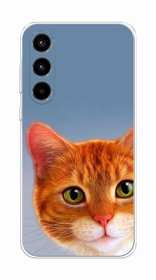

Чехол на Samsung Galaxy A35 5G "Любопытный котик", Коричневый, 2109350-1