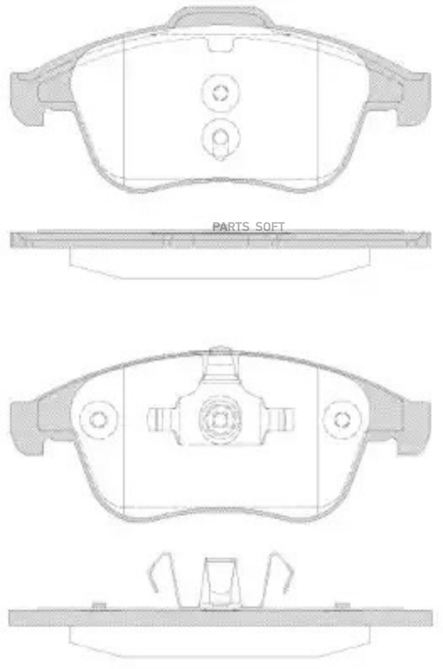 

Колодки дисковые ие Renault Grand Scenic III/Scenic III REMSA 135030 1350 30