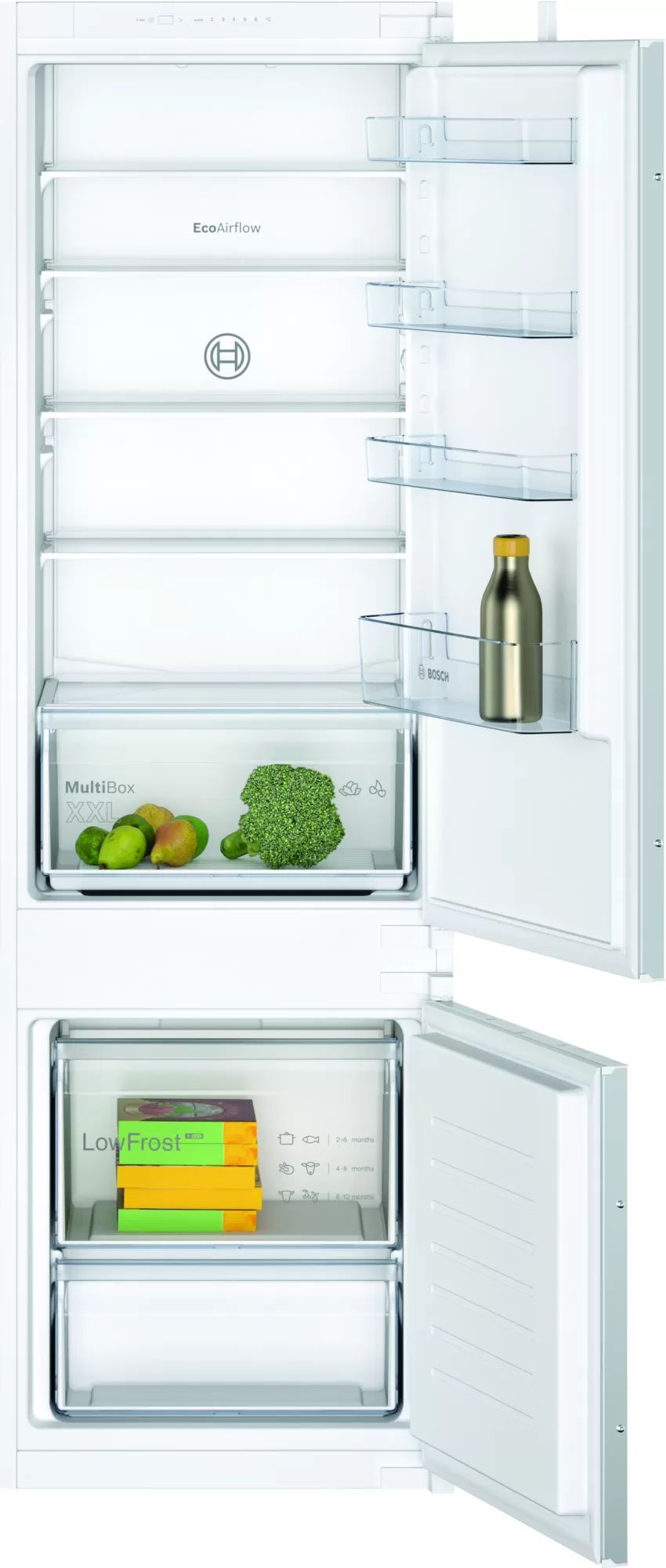 Встраиваемый холодильник Bosch KIV87NSF0 белый краткая история всего на свете