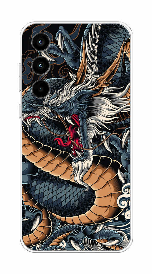 

Чехол на Samsung Galaxy A35 5G "Japanese Dragon", Коричневый;черный;синий, 2109350-1