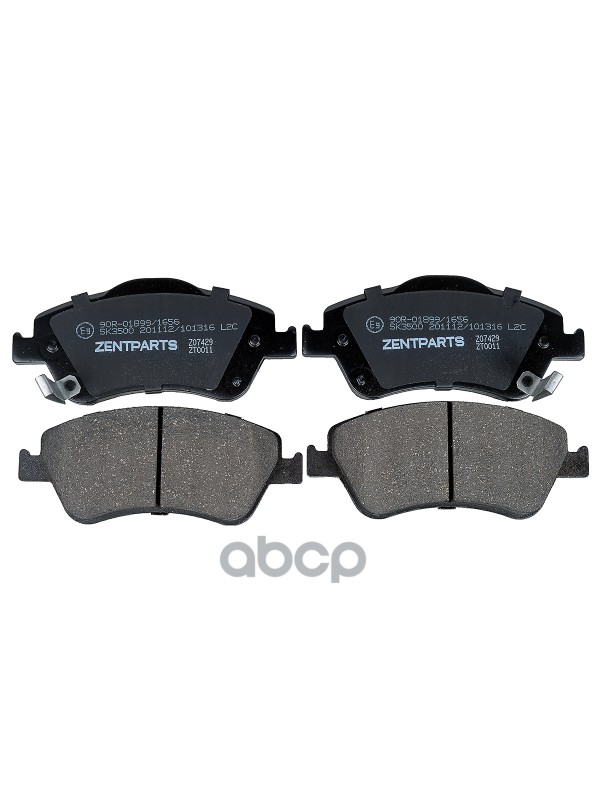 

Колодки дисковые передние \ Toyota Auris 1.4VVTi/1.6VVTi/1.4D-4D 07> Z07429