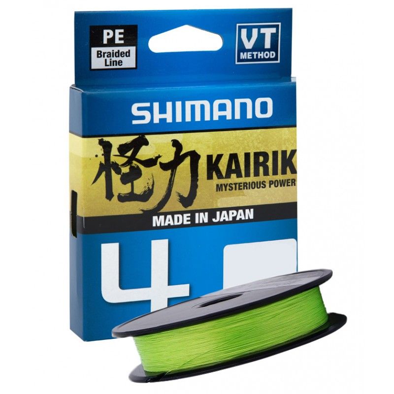 Леска Shimano Kairiki 4, 150м, зеленая