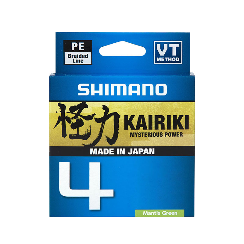 

Леска Shimano Kairiki 4, 150м, зеленая, Зеленый, Kairiki 4