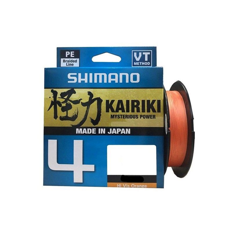 Леска Shimano Kairiki 4, 150м, оранжевая