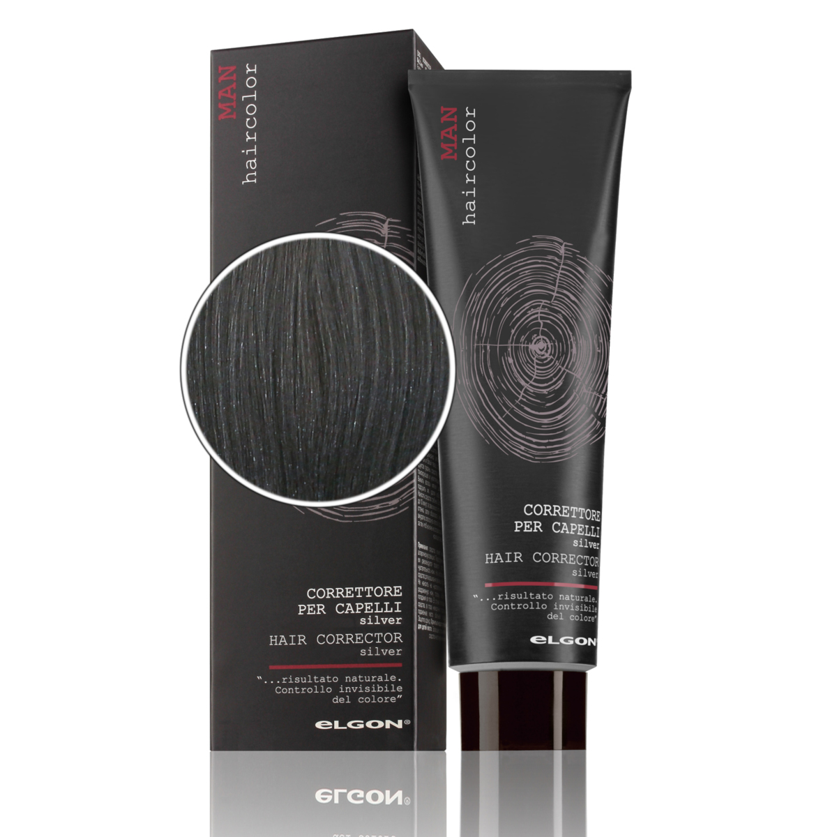 

Корректор седины Elgon Man Correttore per capelli, Черный 150 мл, 5294