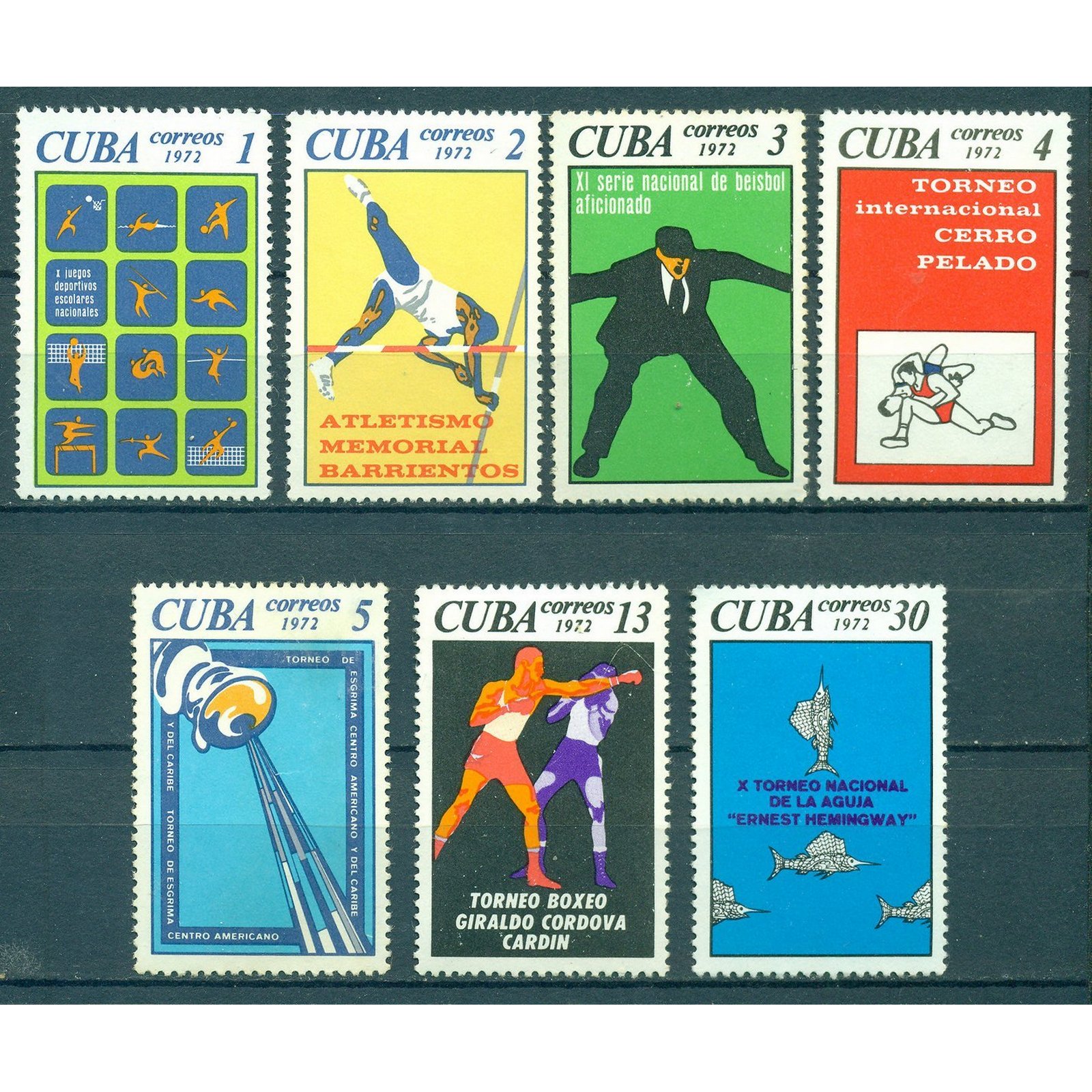 

Почтовые марки Куба Спортивные события года Спорт, Бокс, 1836