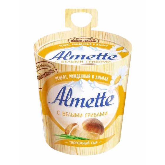 

Творожный сыр Almette с белыми грибами 60% БЗМЖ 150 г