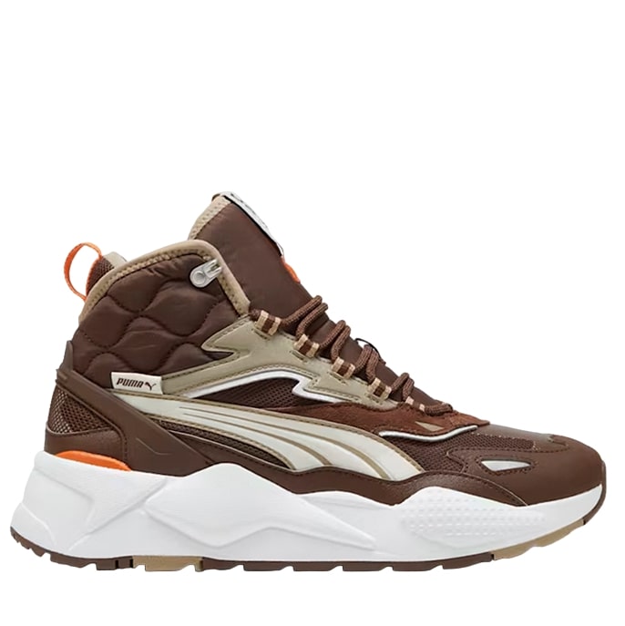 

Кроссовки унисекс PUMA RS-X Hi коричневые 41 EU, Коричневый, RS-X Hi