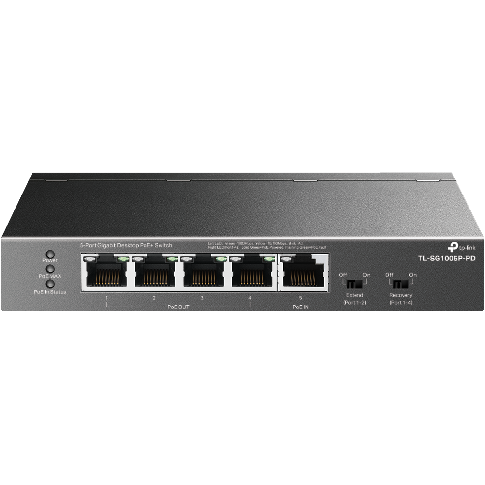 

Коммутатор TP-Link TL-SG1005P-PD