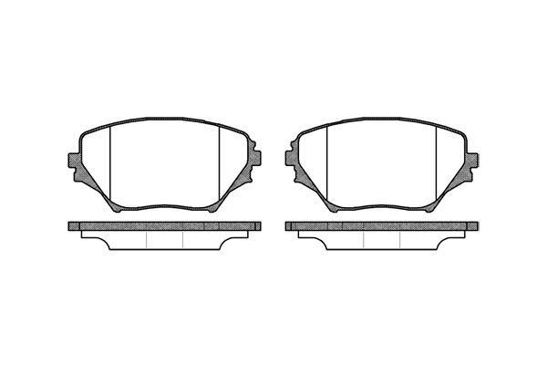 

813 00_=224555=D2202-01 Колодки Дисковые П. Toyota Rav4 1.8/2.0 Wti/2.0D4-D 00>