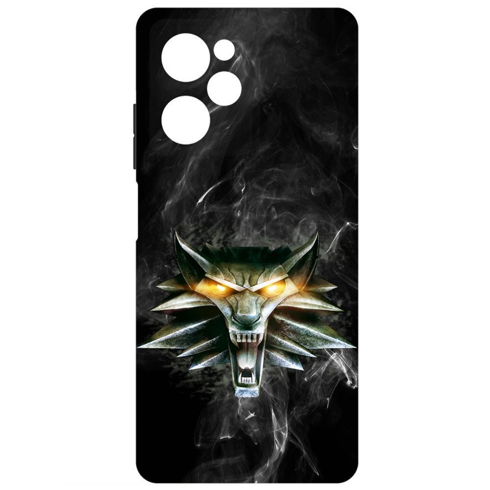 

Чехол-накладка Krutoff Soft Case Ведьмак. Школа Волка для Poco X5 Pro черный