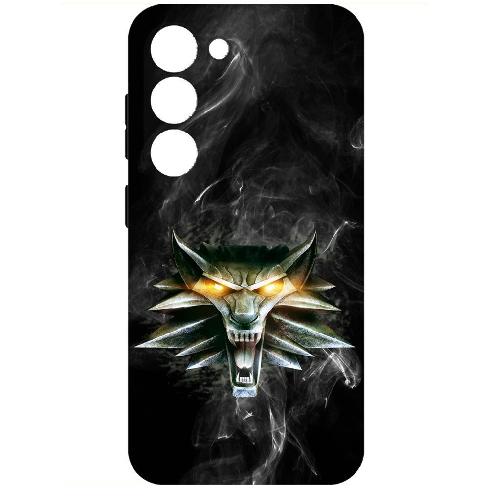 

Чехол-накладка Krutoff Soft Case Ведьмак. Школа Волка для Samsung Galaxy S23 черный