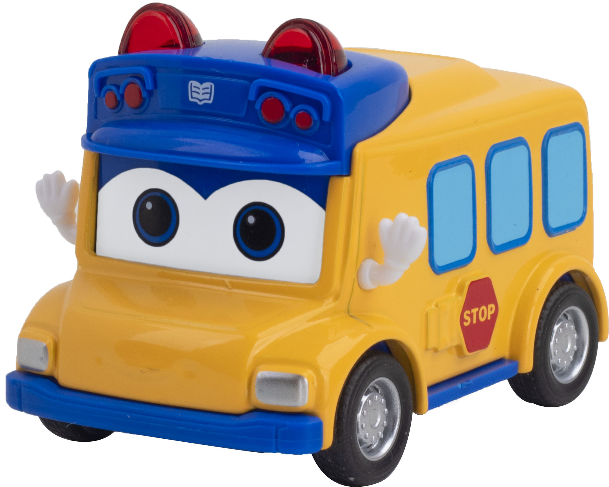 Инерционная машинка GoGoBus с металлическим корпусом, Школьный автобус Гордон