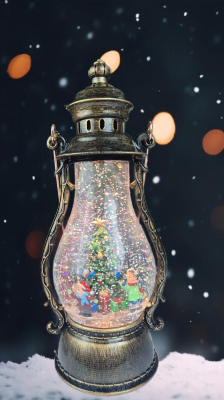 

Новогодний фонарь LED Дети у Елки музыкальный USB, 3хАА 11х13.5х29 см