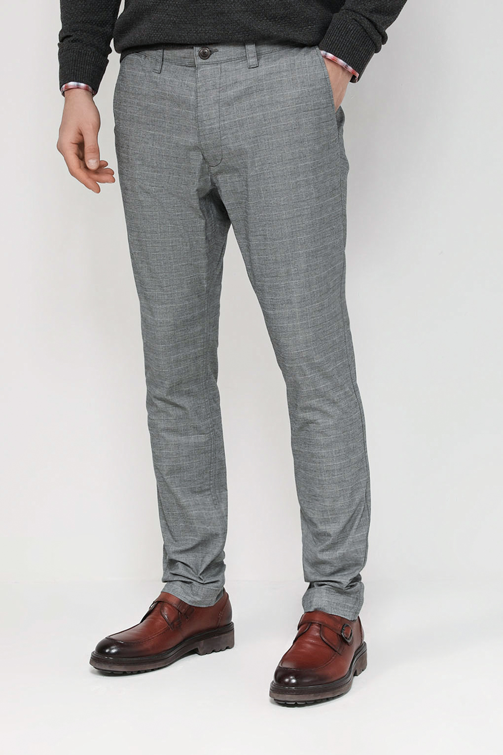 

Брюки мужские Esprit Casual 073EE2B303 серые 34/32, Серый, 073EE2B303