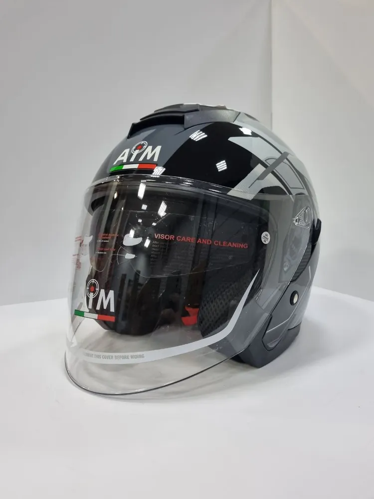 

Шлем AiM JK526 Grey/Black, Серый;черный, JK526