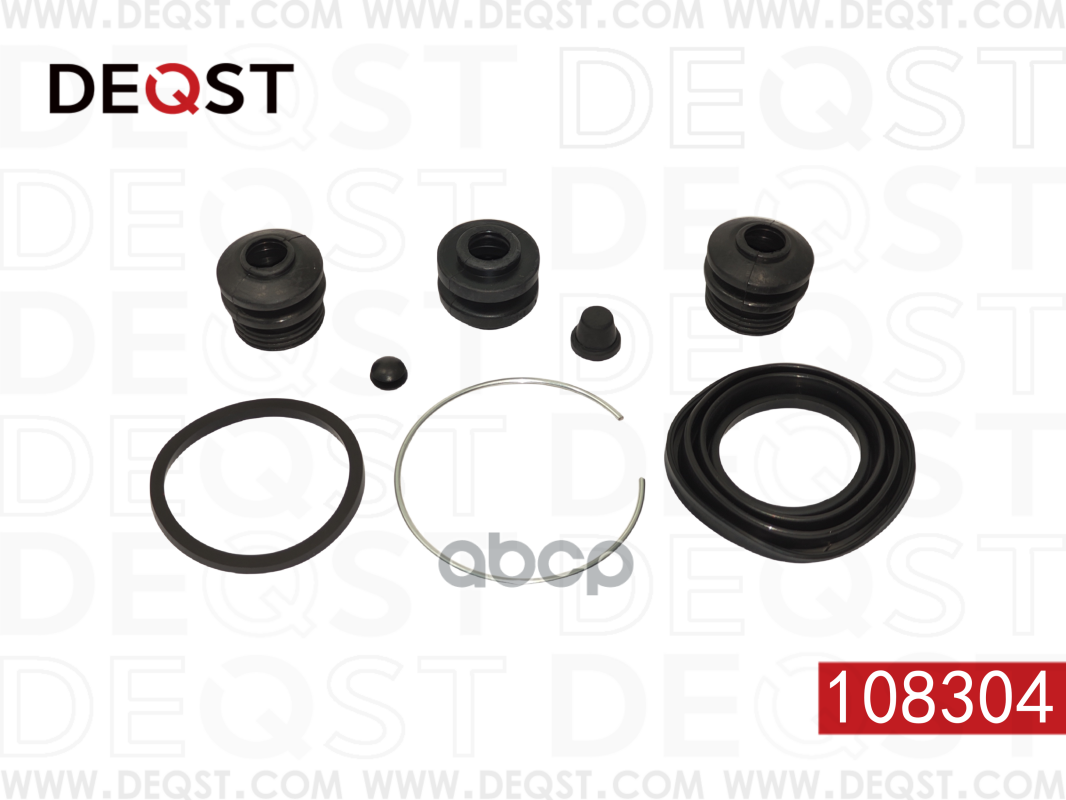 

DEQST 108304 Ремкомплект тормозного суппорта заднего (для поршня O 38 mm, суппорт Aisin).