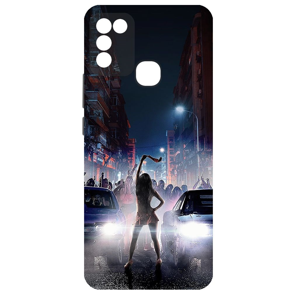 

Чехол-накладка Krutoff Soft Case Форсаж. Стритрейсинг для Infinix Hot 11 Play черный
