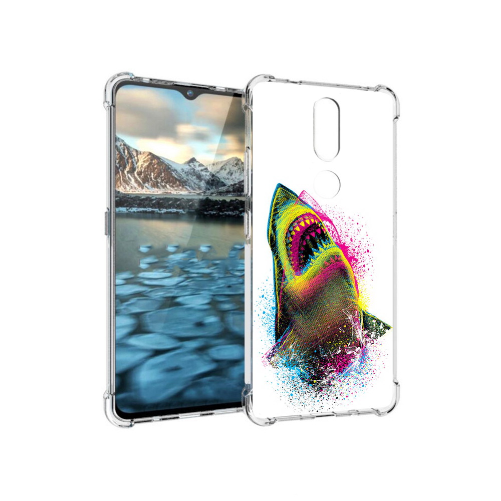 

Чехол MyPads Tocco для Nokia 2.4 челюсти-2 (PT227049.107.674), Прозрачный, Tocco