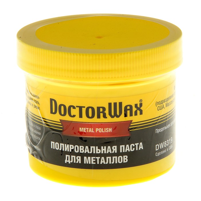 

Полировальная паста для металлов DOCTOR WAX, 150 мл DW8319