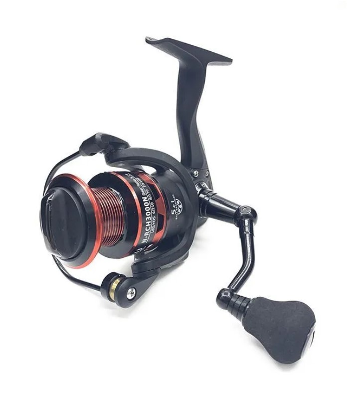 

N-RCH3000NКатушка безынерционная Namazu Chaser NEW CH3000, 5+1 подш., метал. Шпуля