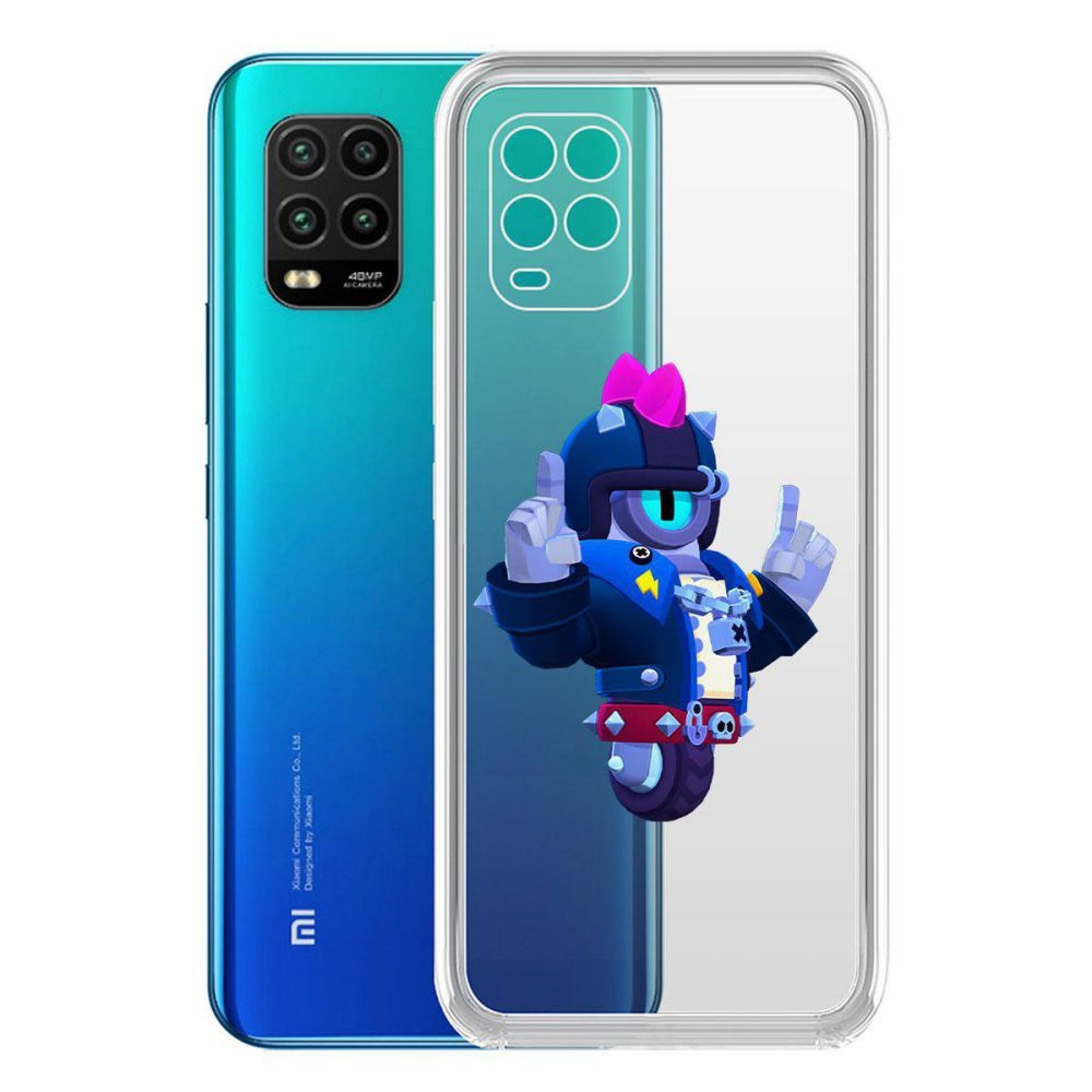 

Чехол-накладка Brawl Stars-Дикий Сту для Xiaomi Mi 10 Lite