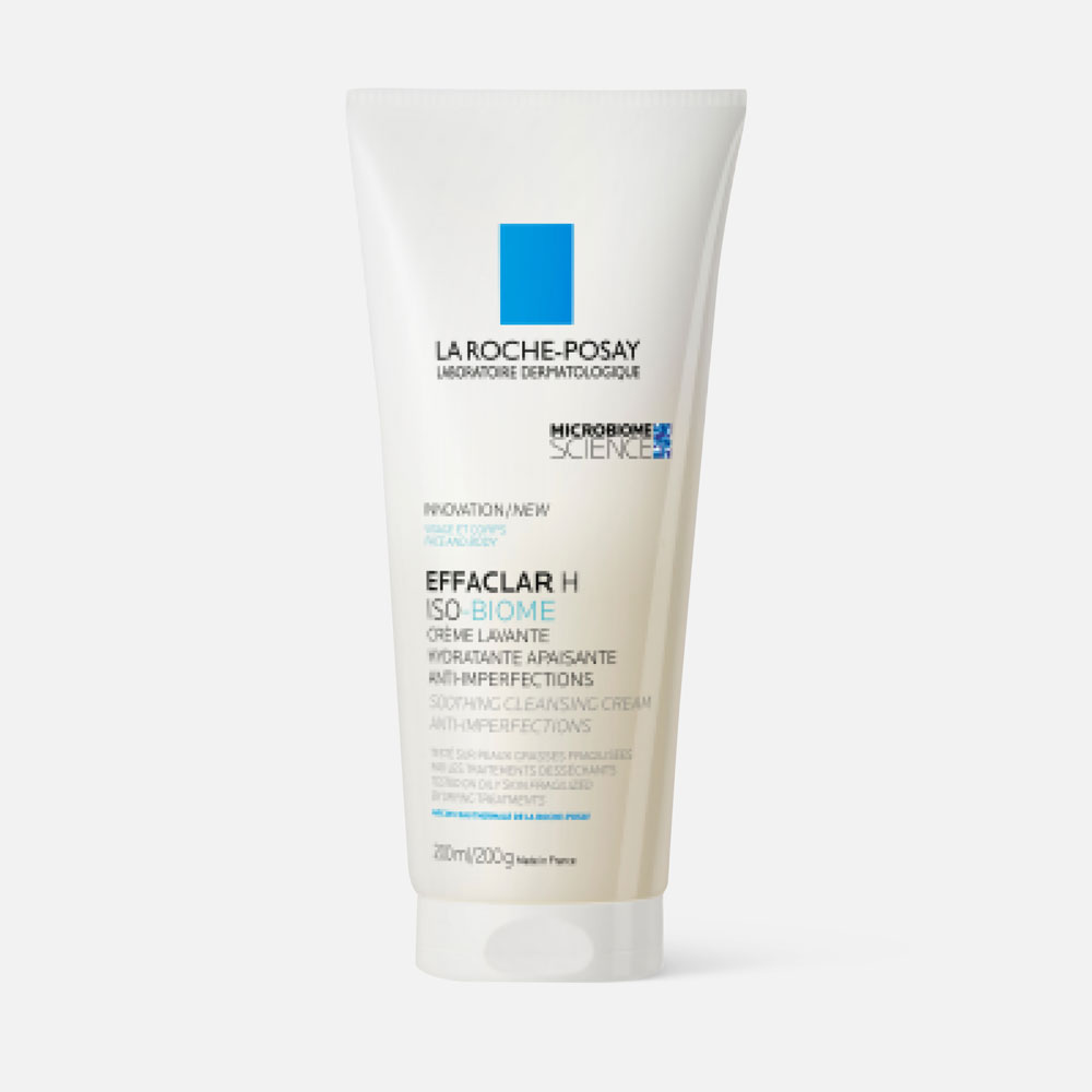 Очищающий крем-гель La Roche-Posay Effaclar Н Iso-Biome для проблемной кожи, 200 мл