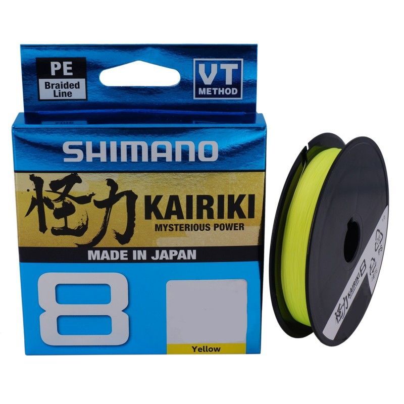 Леска Shimano Kairiki 8, 150м, желтый