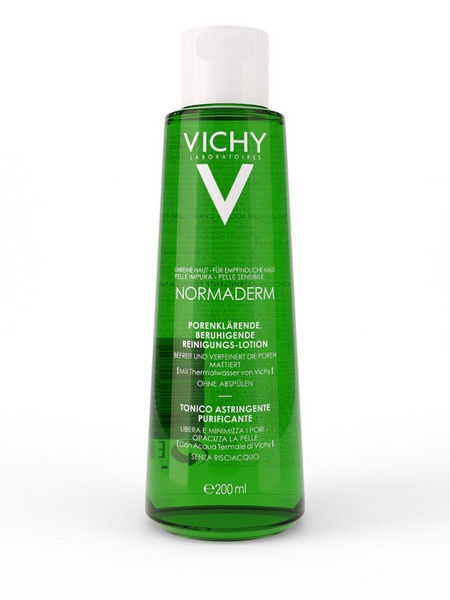 Очищающий лосьон Vichy Normaderm сужающий поры, 200 мл очищающий лосьон регулирующий баланс biopure 4606001 100 мл