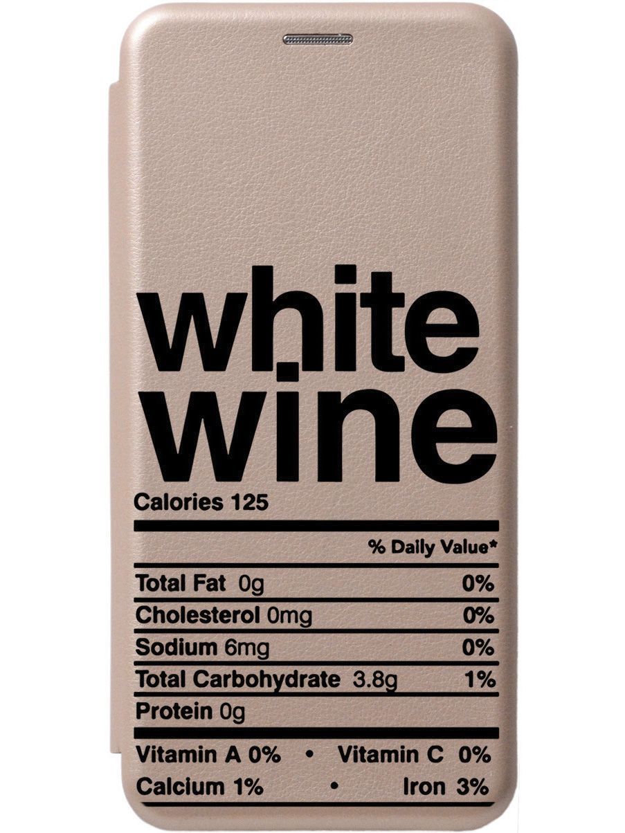 

Чехол-книжка на Samsung Galaxy A14 с 3D принтом "Wine" золотой, Золотистый;черный, 158815