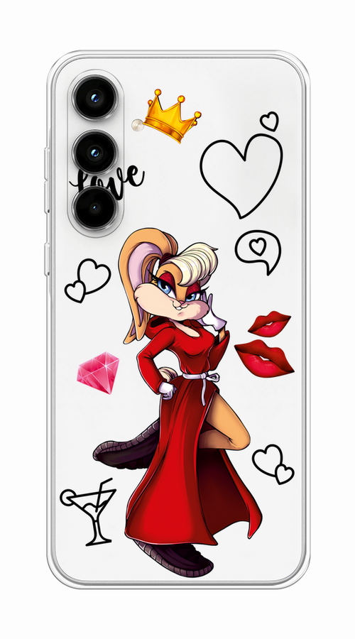 

Чехол на Samsung Galaxy A35 5G "Rich Lola Bunny", Красный;бежевый;оранжевый, 2109350-1