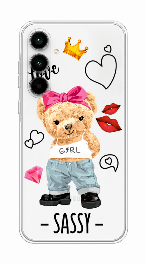 

Чехол на Samsung Galaxy A35 5G "Sugar Mommy", Голубой;белый;розовый, 2109350-1