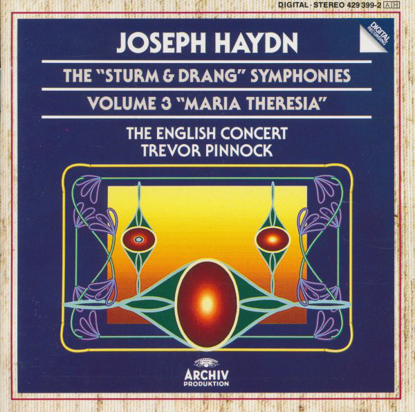 

Haydn: 'Sturm & Drang' Symphonies. Vol 3/English Concert · Pinnock (1 CD)