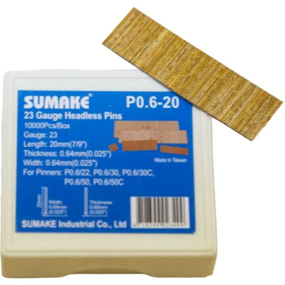 фото Шпилька pegas pneumatic sumake p0.6-20, 20 мм, 10000 шт.