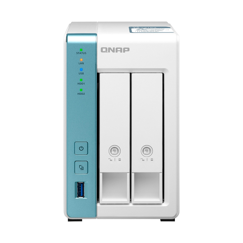 фото Сетевое хранилище данных qnap ts-231p3-2g white