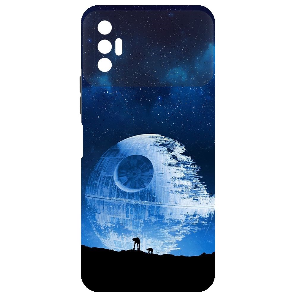 

Чехол-накладка Krutoff Soft Case Звездные Войны. Звезда смерти для Tecno Spark 8P черный