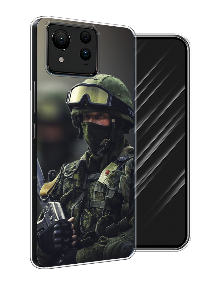 

Чехол Awog на Asus ZenFone 11 Ultra "Солдат", Зеленый;серый, 45250-1