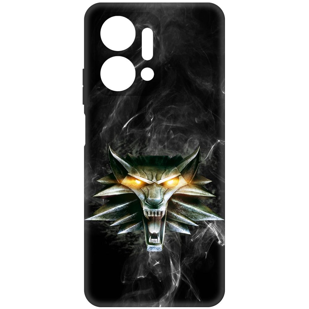 

Чехол-накладка Krutoff Soft Case Ведьмак. Школа Волка для Honor X7a черный