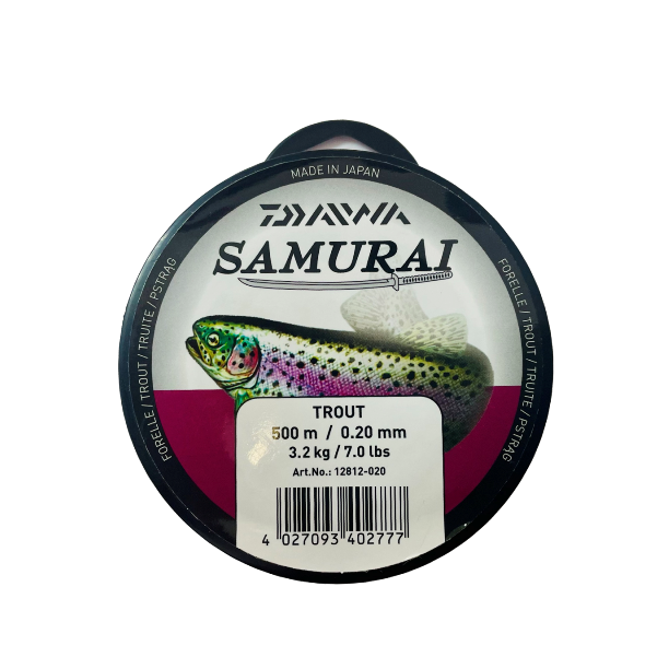 фото Леска рыболовная daiwa samurai trout 500 м 0.20 мм 3.2 кг